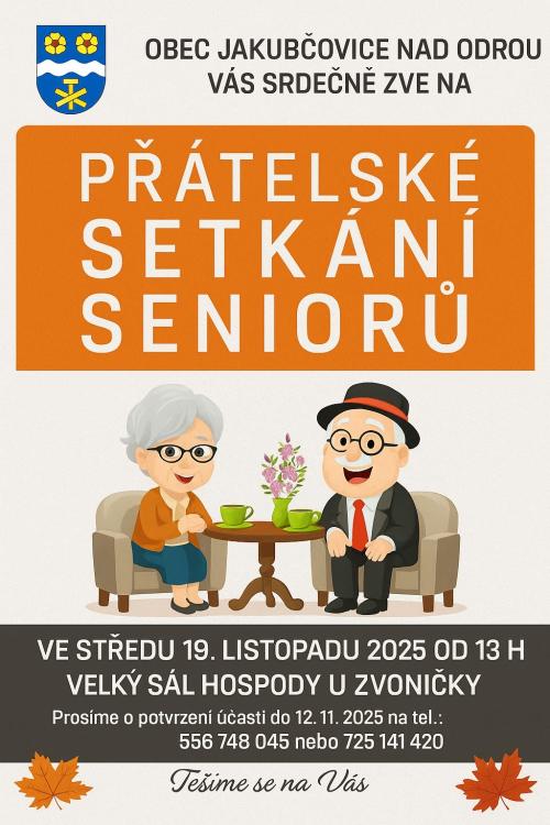 Setkání seniorů 19. 11. 2025